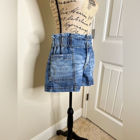 High Waist Y2K Denim Shorts - Picture 8 of 9